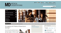 Desktop Screenshot of medicaldissertations.com