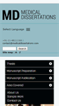 Mobile Screenshot of medicaldissertations.com