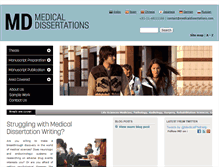 Tablet Screenshot of medicaldissertations.com